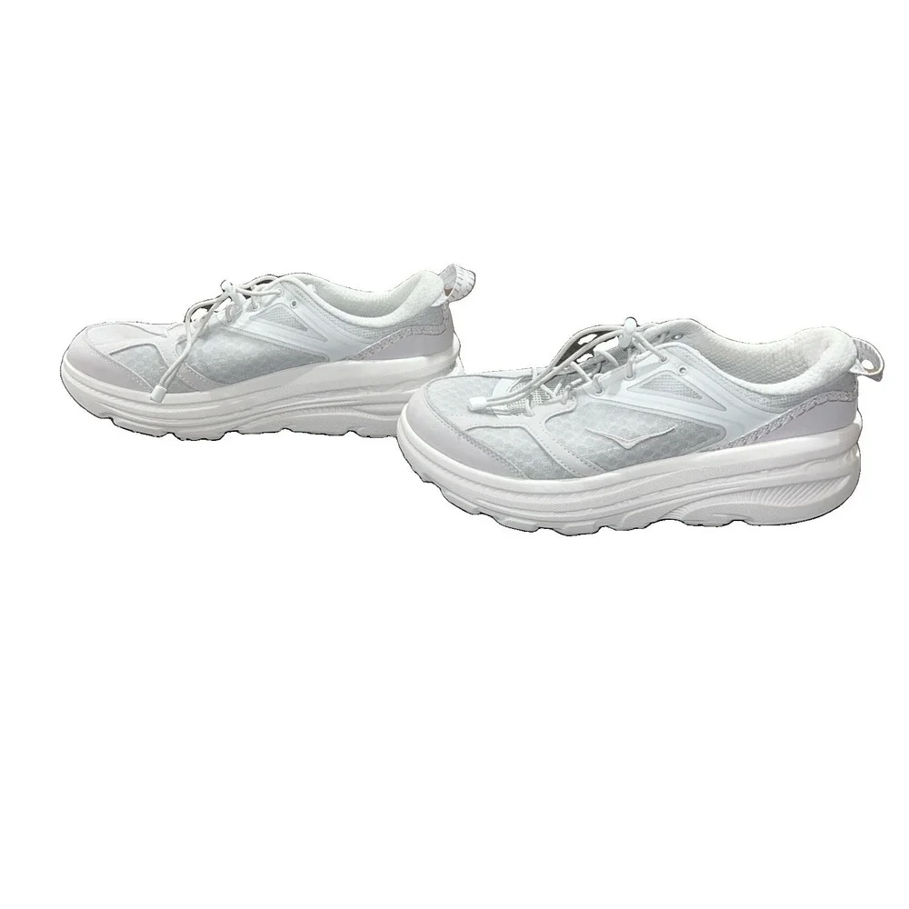 25N30/. Size 12 - Hoka One One HOKA Bondi B3LS Cosmic Grey White Size 12 W. 11 M